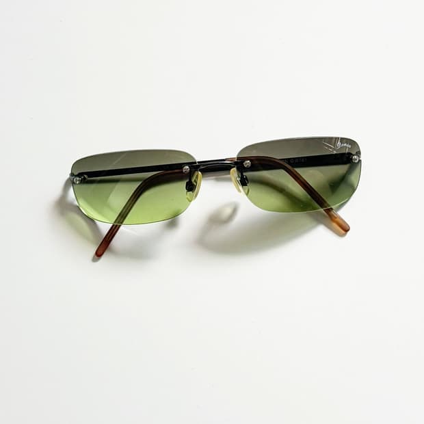 90s DOMON 무테 스퀘어 그라디언트 틴트 빈티지 선글라스