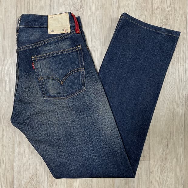 32) 00's 리바이스 레드룹 505 오일 워싱진(RRL&LVC&폴로