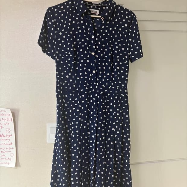 타미힐피거 도트 원피스 (1회 착용)