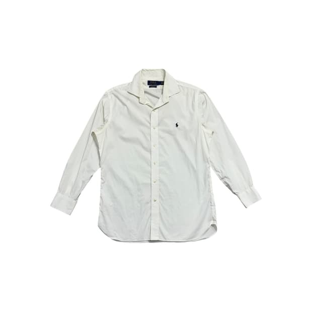 폴로 랄프로렌 슬림핏 화이트 셔츠