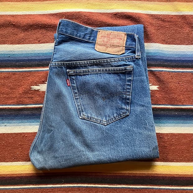 80s USA 빈티지 리바이스 501 데님 팬츠