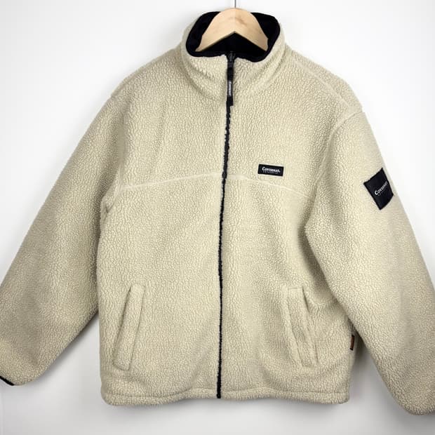 커버낫 리버시블 양면 플리스 자켓