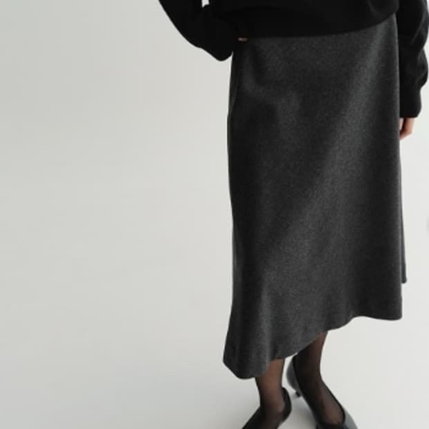 eaah loe wool flare skirt M (정가 158,000)