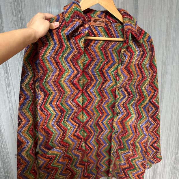 빈티지 미쏘니 니트 자켓