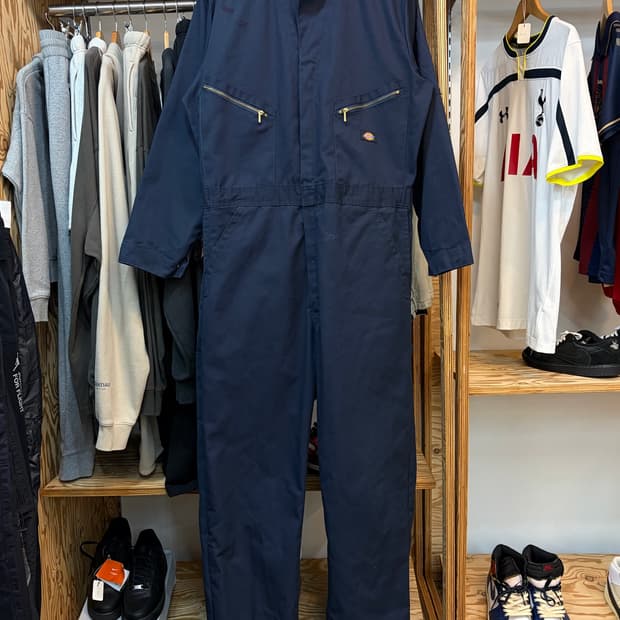 [XL] 디키즈 Dickies 커버올 점프수트 워크 작업복 네이비 7.9