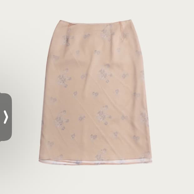 새상품) 리본빛 rosen skirt peach M