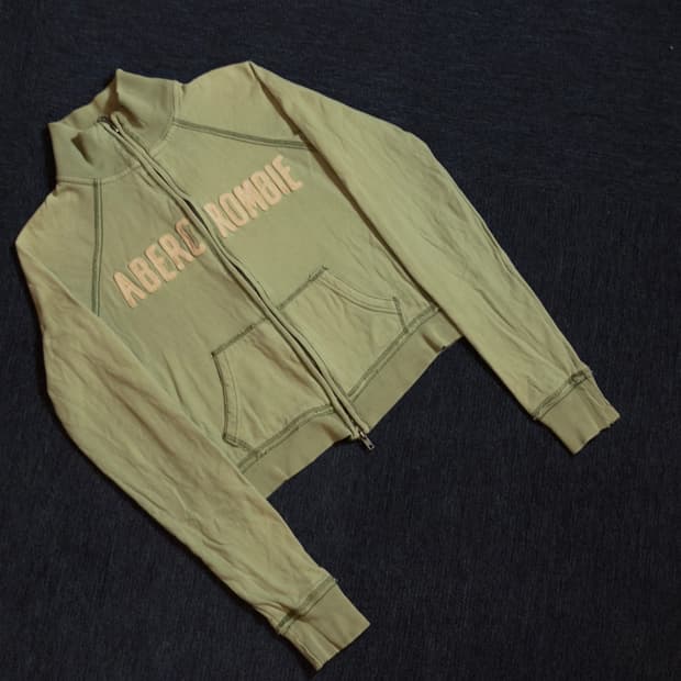 아베크롬비 여성 집업 자켓 그린