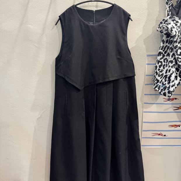 japan vintage 걸리시 핀턱 포켓원피스