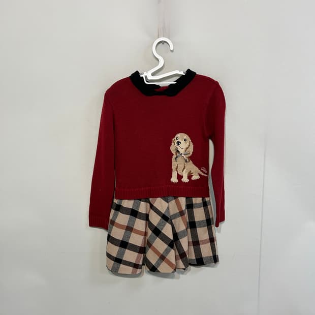 닥스 키즈 퍼피 니트 원피스 140 상태 최상