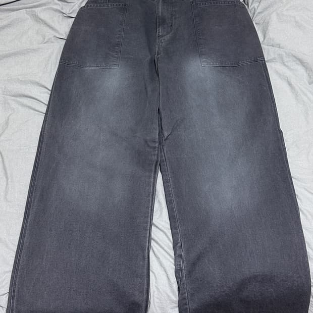 3) 폴리테루 코튼 퍼티그팬츠 미드 그레이