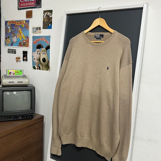 Polo Ralph Lauren 폴로 베이지 니트