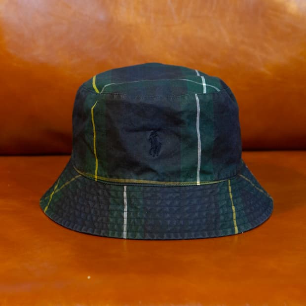 폴로 랄프로렌 블랙와치 버킷햇