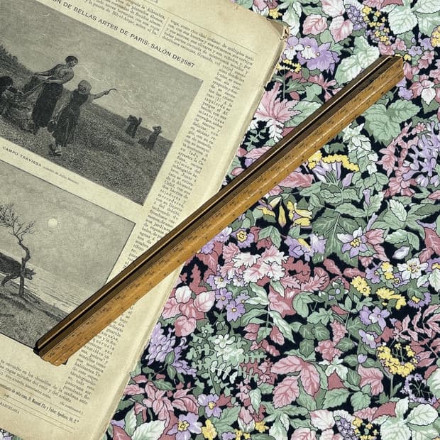 미국 빈티지 우드 삼면자