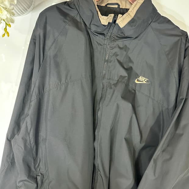 나이키 빈티지 90s 오버핏 바람막이 자켓 USA 롱 자켓 