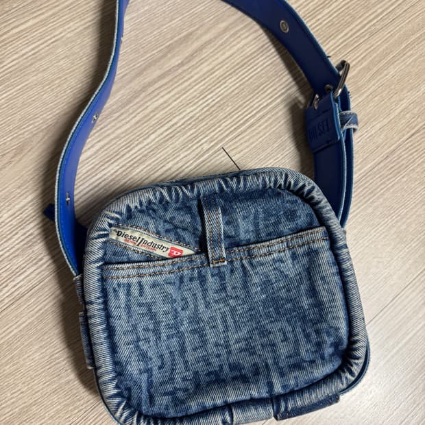 디젤 데님숄더백