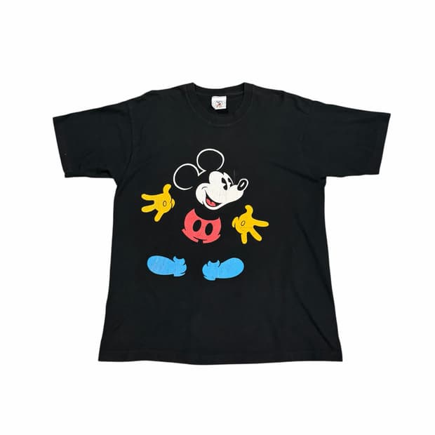 빈티지 90s 디즈니 미키마우스 티셔츠