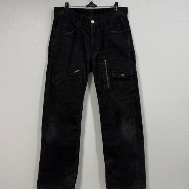 꼼데가르송 옴므 코듀로이 지퍼 포켓 팬츠