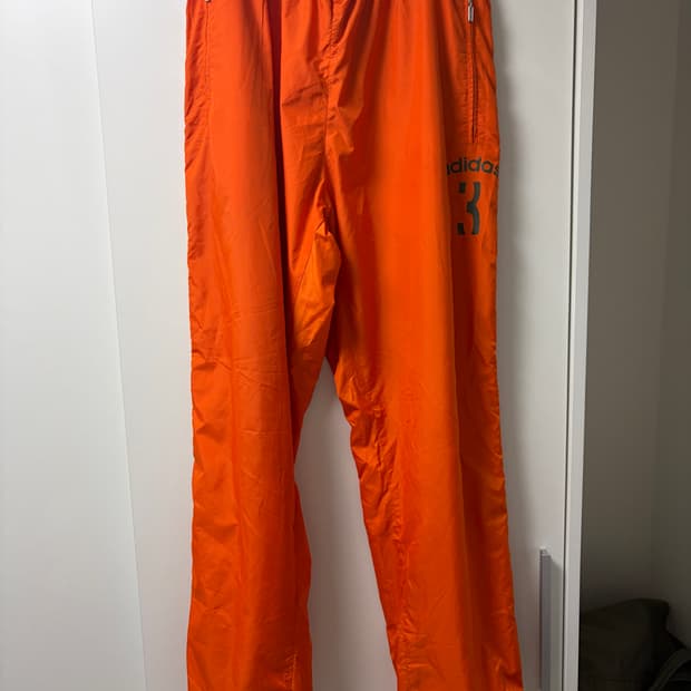 아디다스 00s 오렌지 사이드 지퍼 올드스쿨 트랙팬츠