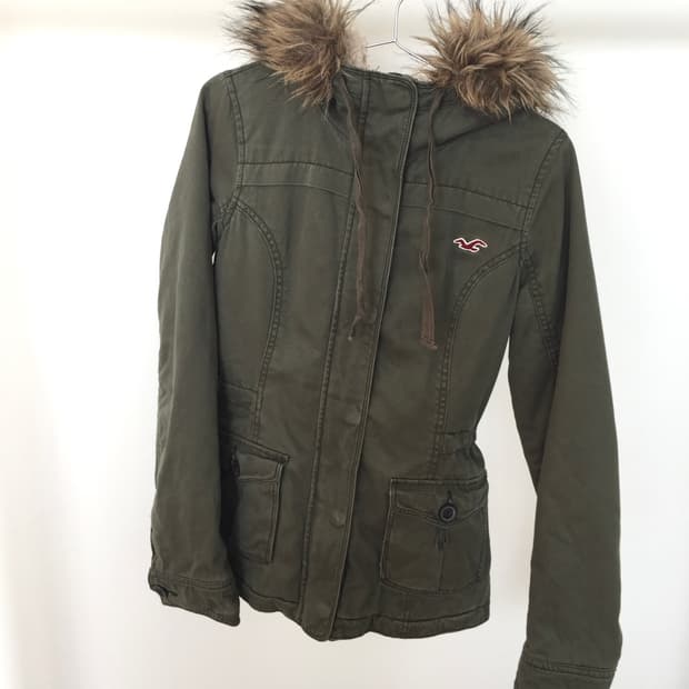 Hollister 홀리스터 00s 퍼 트리밍 자켓