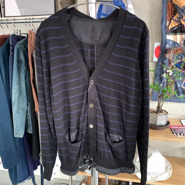 Sacai 사카이 스트라이프 가디건