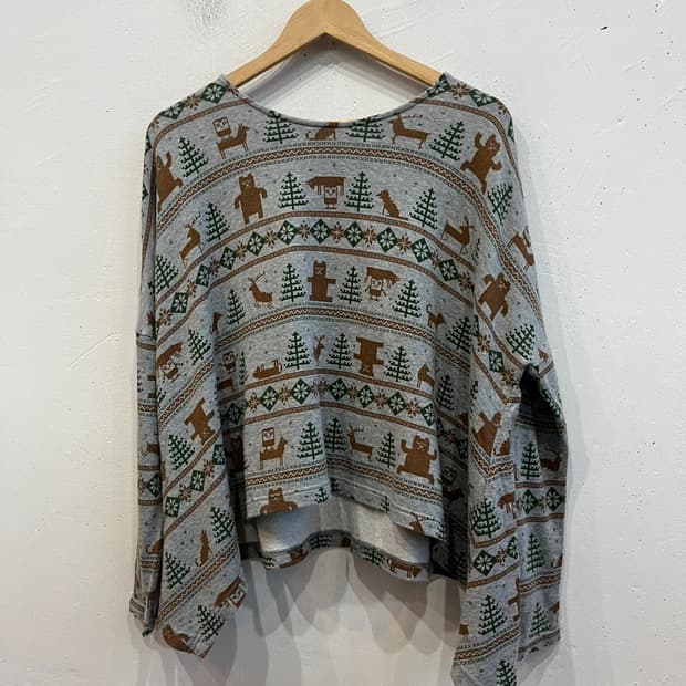 Ne-net 네넷 루즈핏 에스닉 롱슬리브