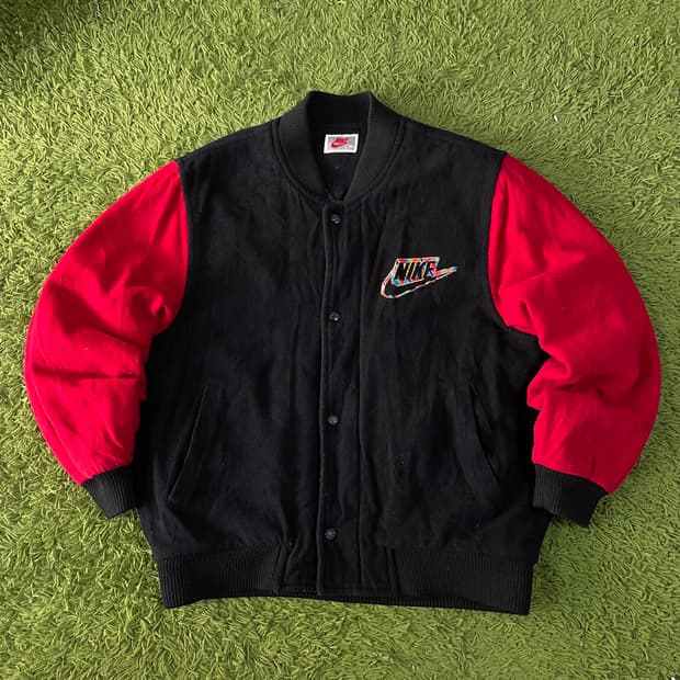 나이키 올드스쿨 바시티 자켓