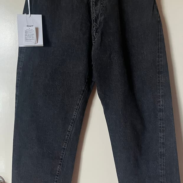 캡틴선샤인 지퍼프론트 5p 데님 블랙 30