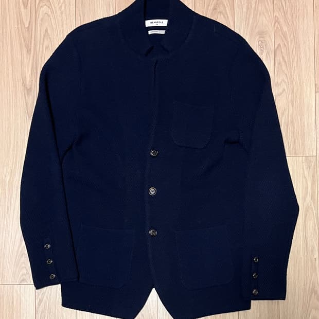 빈폴 남성 캐시미어 혼방 네이비 자켓 100