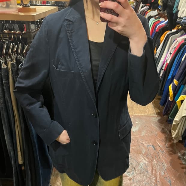 [HI] 빈티지 자켓 남색