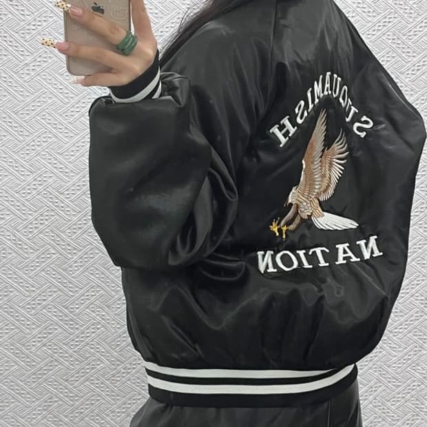 WESTARK USA 올드스쿨 에스닉 히피 바시티 자켓 L C09660