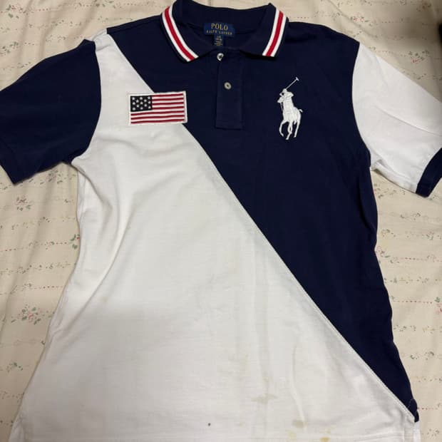 폴로 성조기 빅포니 반팔