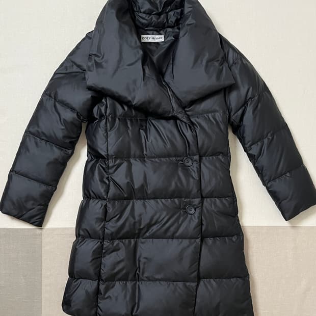 이세이미야케 빅카라 롱 다운코트 issey miyake 패딩코트