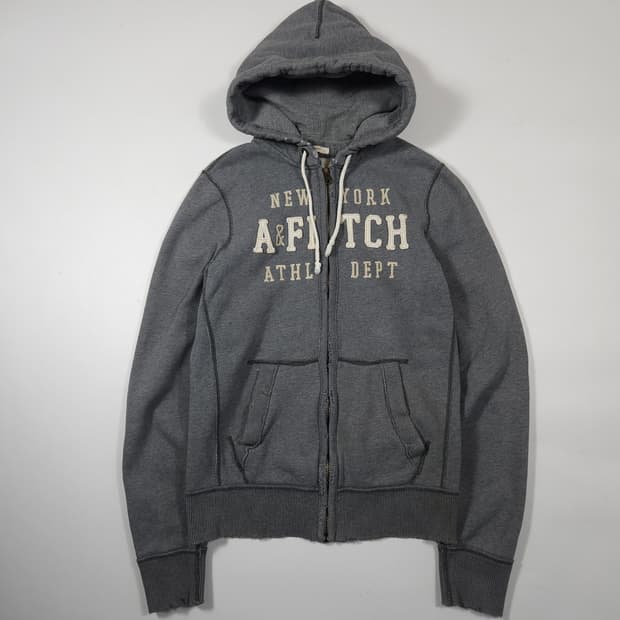 아베크롬비 그레이 후드집업 