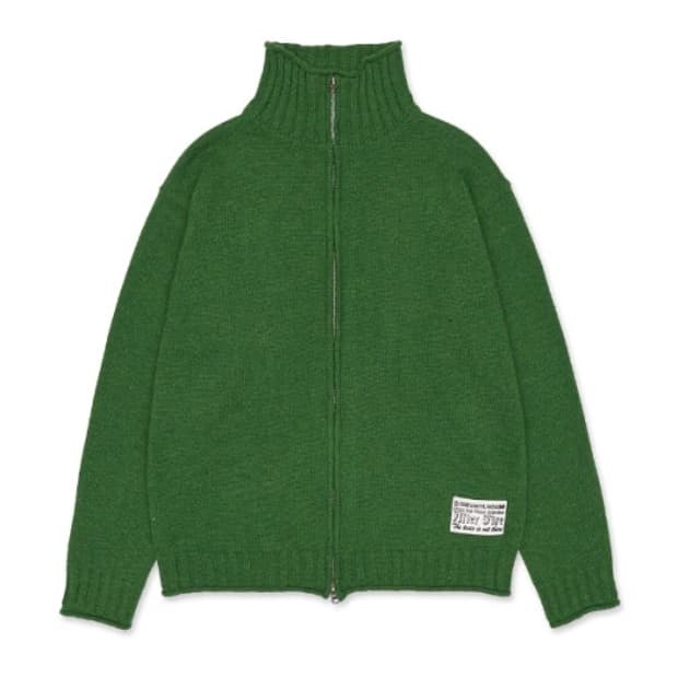 더바이닐하우스 니트 짚업