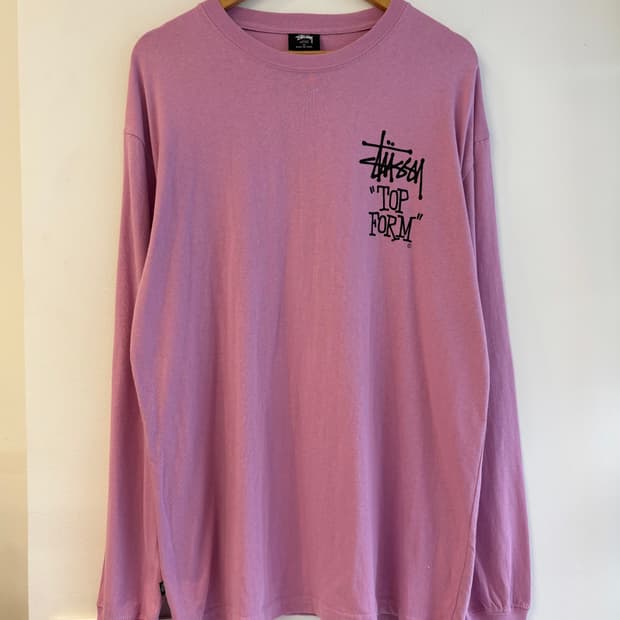 스투시 롱슬리브