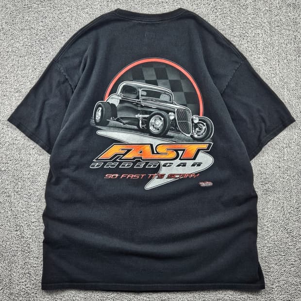 HANES 패스트 언더 카 프린팅 반팔 티셔츠 ( 2XL )/ 11698