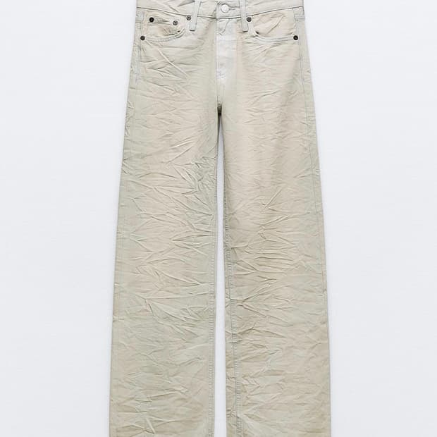 자라 빈티지 데님 미드라이즈