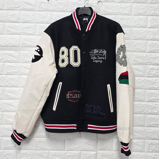 스투시 아워레가시 바시티 자켓 L