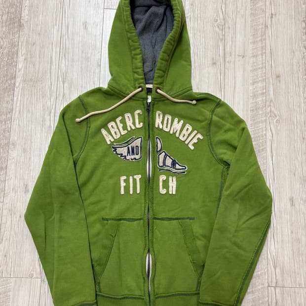 아베크롬비 후드집업 양홍원 그린 m