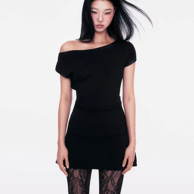 유희 오프숄더 원피스