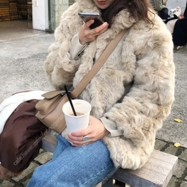 화이트페퍼 에코 퍼 자켓  여성 F