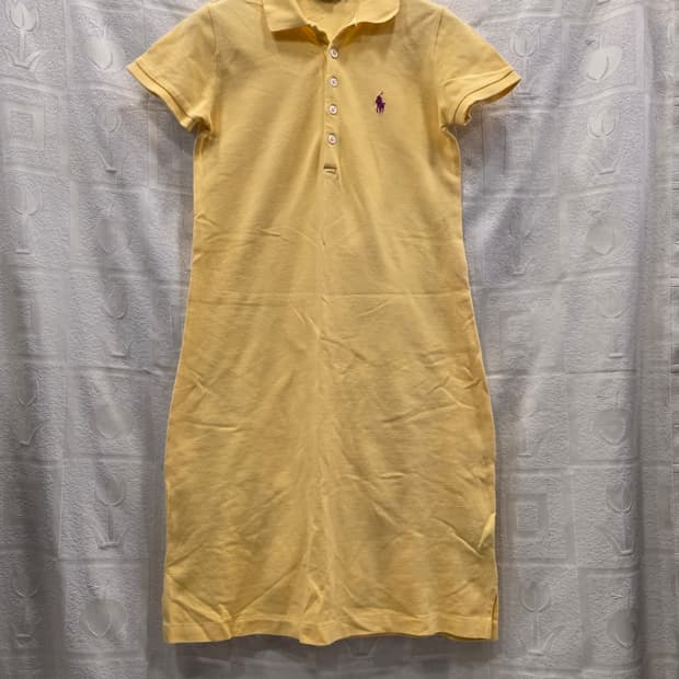 랄프로렌 스포츠 옐로우 폴로 원피스 XS(44)