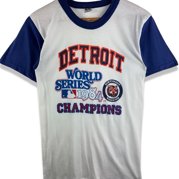 80s MLB Detroit Tigers Baseball T4484