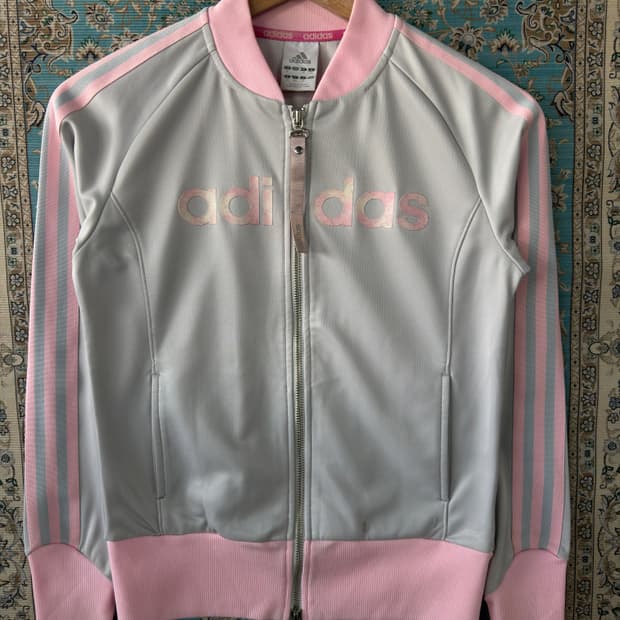 아디다스 그레이 핑크 트랙탑1624