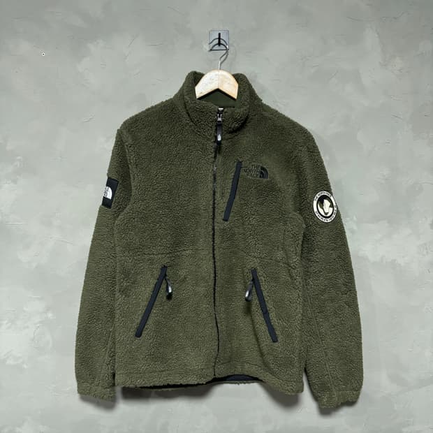 노스페이스 후리스 카키