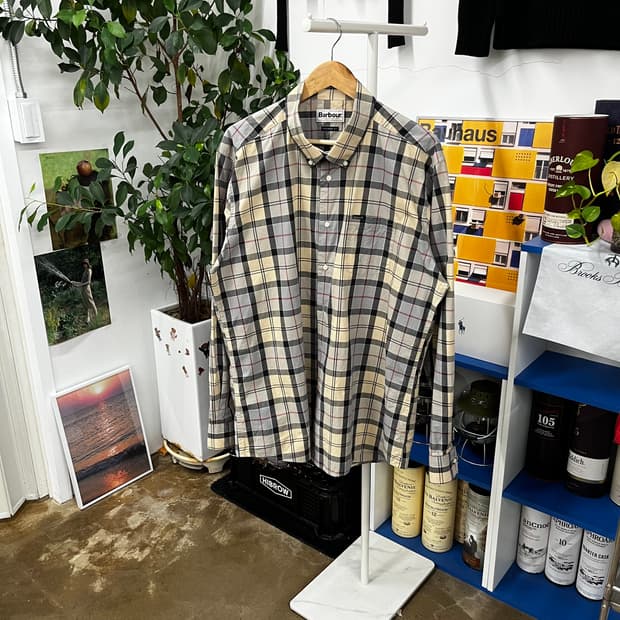 바바 타탄체크 셔츠 2XL