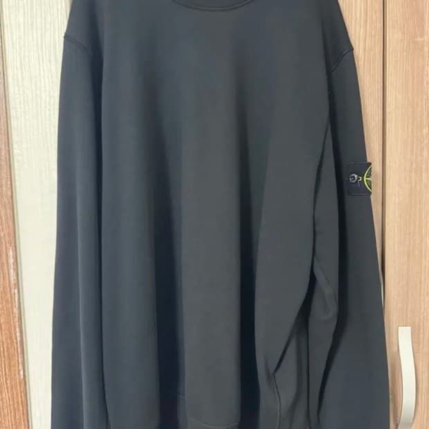 [2XL]25SS 스톤아일랜드 블랙 맨투맨