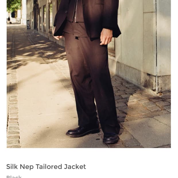 Youth Silk Nep Tailored Jacket