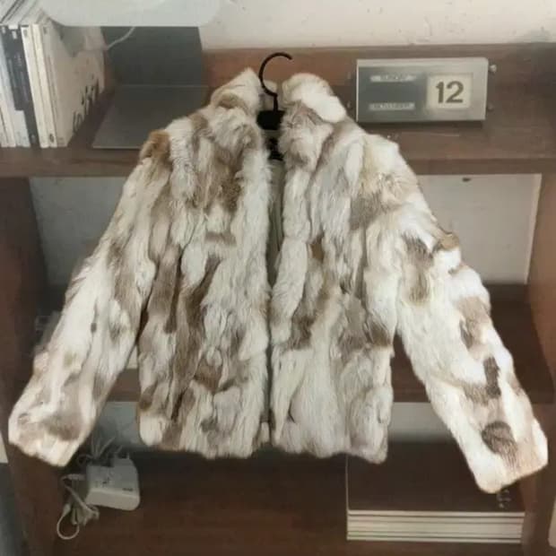 빈티지 퍼 자켓