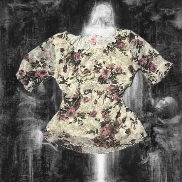 히메갸루st rose 블라우스 